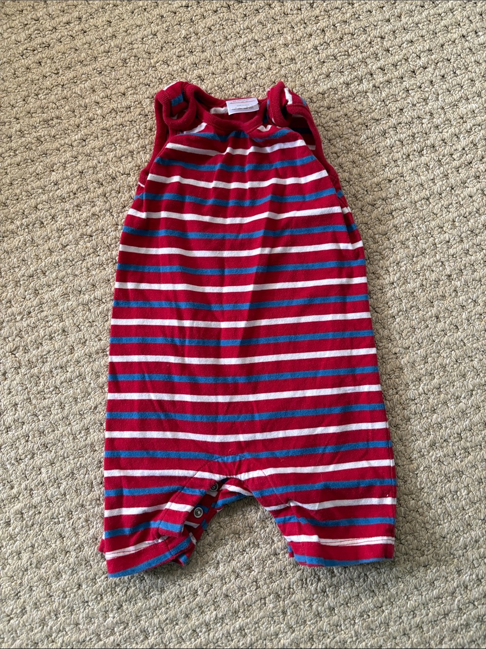 Hanna Andersson Red Stripe Romper Fourth of July Cotton Size 2T